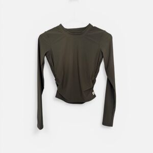 Vuori Dark Olive Long Sleeve Women's Top